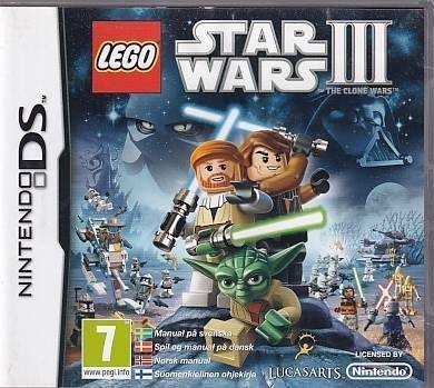 Lego Star Wars III The Clone Wars - Nintendo DS (A Grade) (Genbrug)